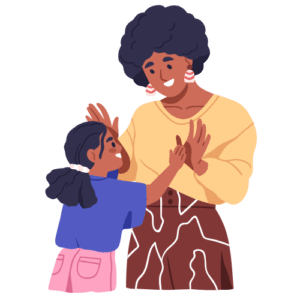 Mere avec son enfant