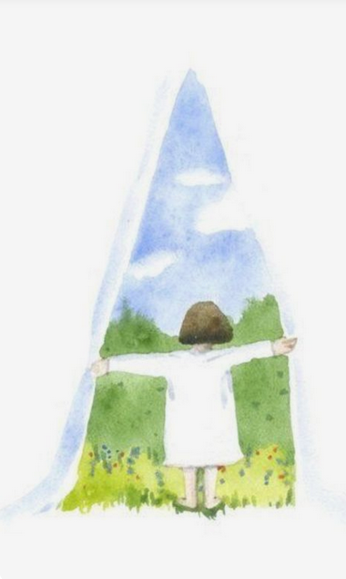 Enfant dans la nature