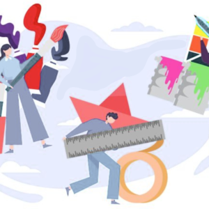 Personnes fabriquant du materiel Montessori