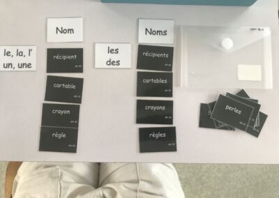 Fabrication d'un materiel alternatif pour etudier le Francais