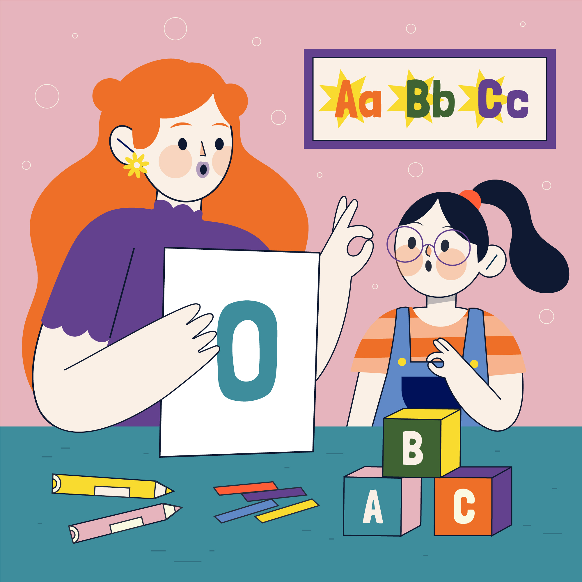 Enfant dyslexique en atelier Montessori